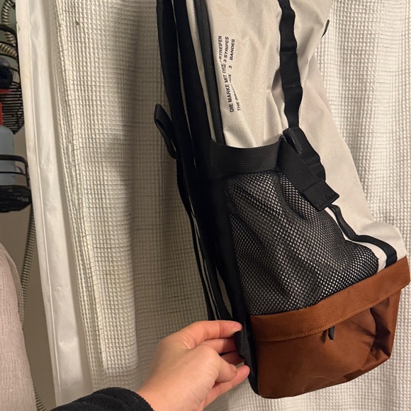 Adidas White and Brown Backpack - Picture 2 of 9
